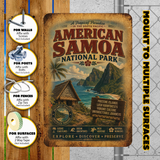 American Samoa National Park Metal Sign