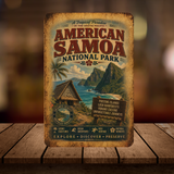 American Samoa National Park Metal Sign