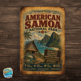 American Samoa National Park Metal Sign