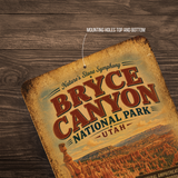 Bryce Canyon National Park Metal Sign