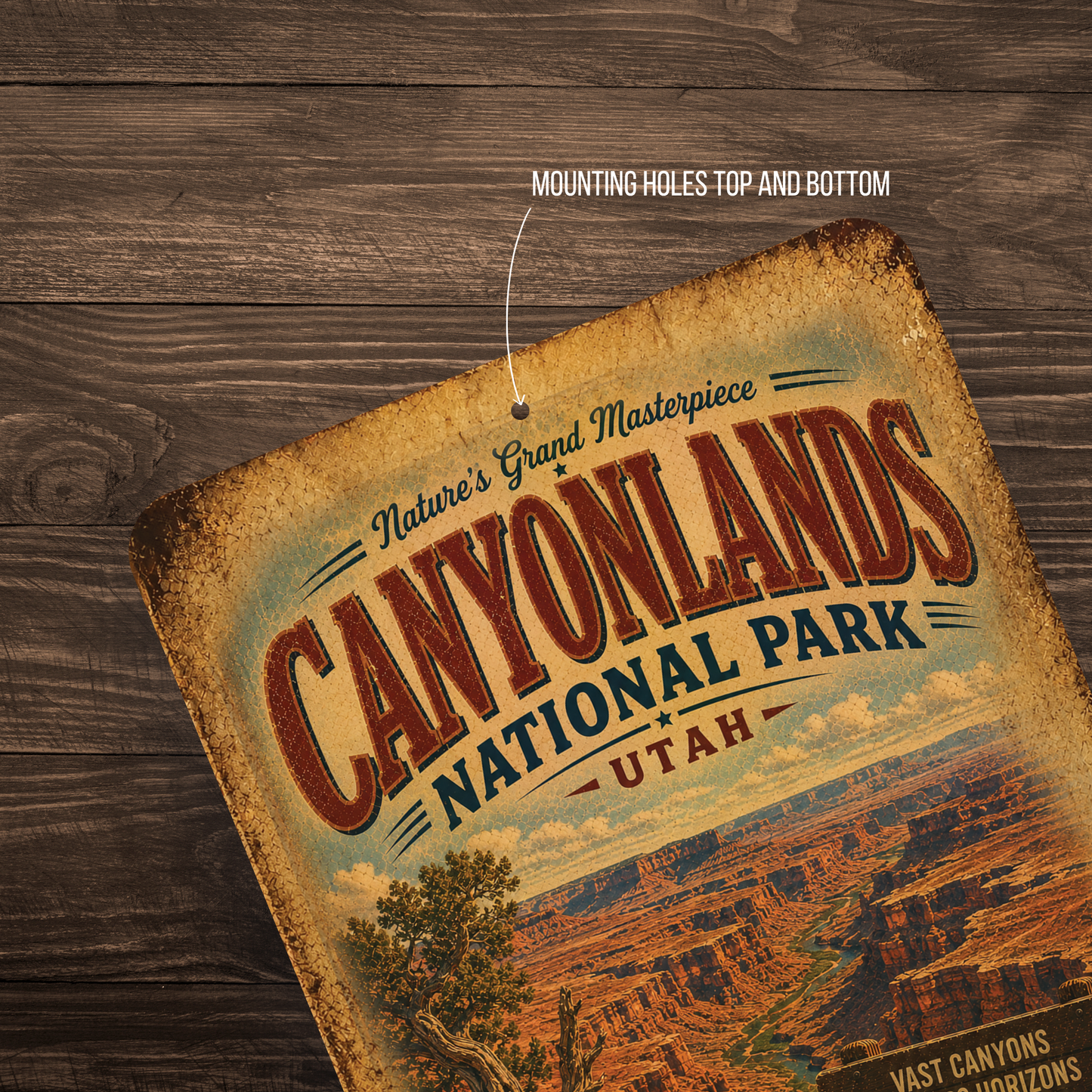 Canyonlands National Park Metal Sign