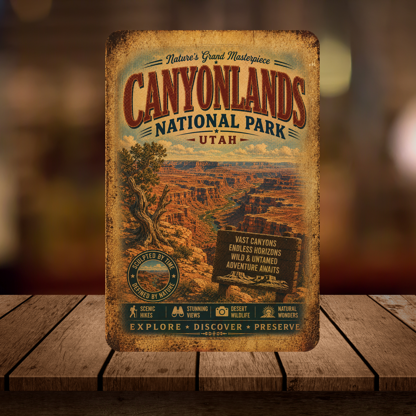 Canyonlands National Park Metal Sign