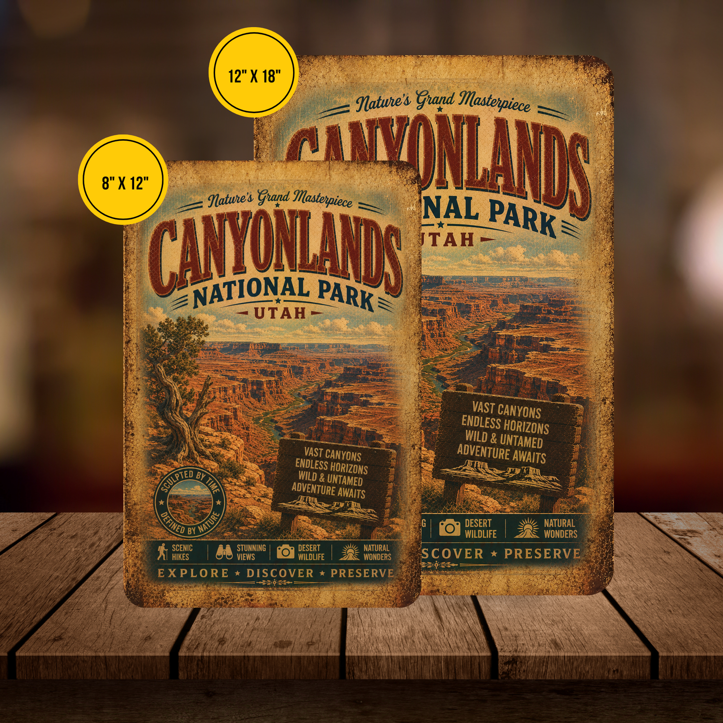 Canyonlands National Park Metal Sign