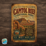 Capitol Reef National Park Metal Sign