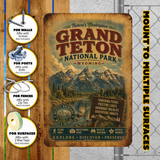 Grand Teton National Park Metal Sign