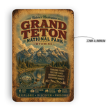 Grand Teton National Park Metal Sign