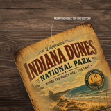 Indiana Dunes National Park Metal Sign