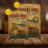 Indiana Dunes National Park Metal Sign