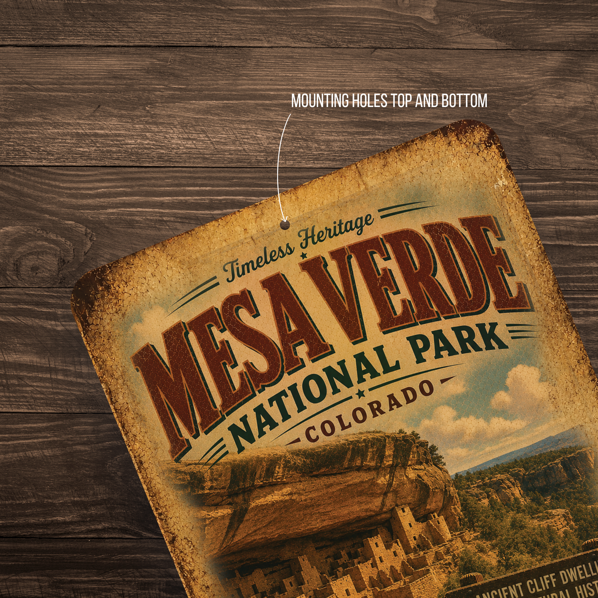 Mesa Verde National Park Metal Sign