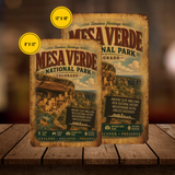 Mesa Verde National Park Metal Sign
