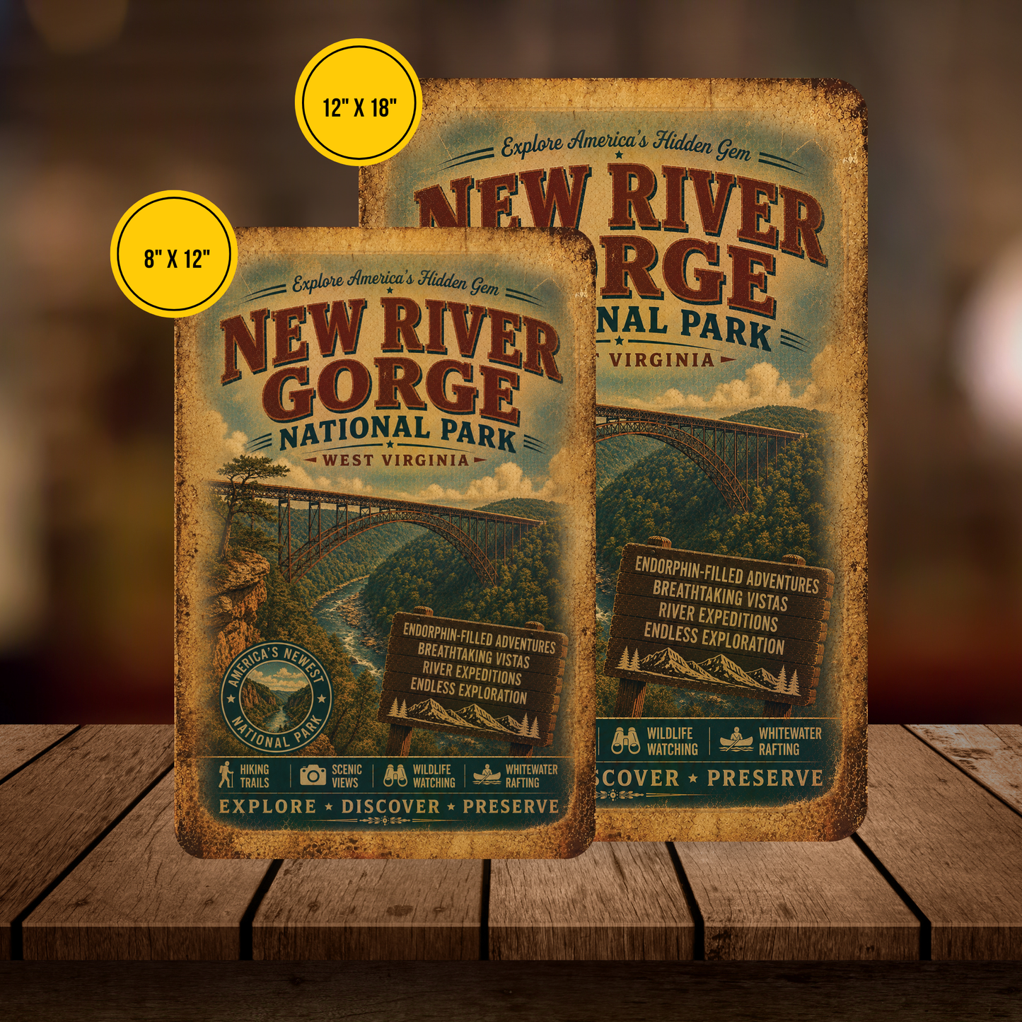 New River Gorge National Park Sign