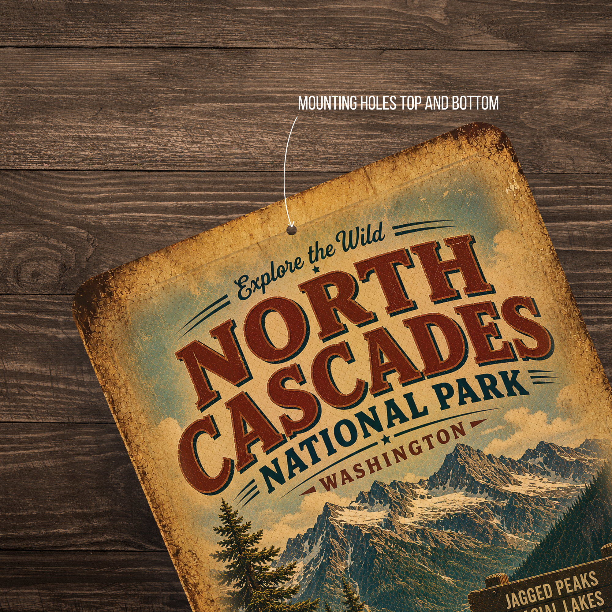 North Cascades National Park Sign