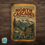 North Cascades National Park Sign