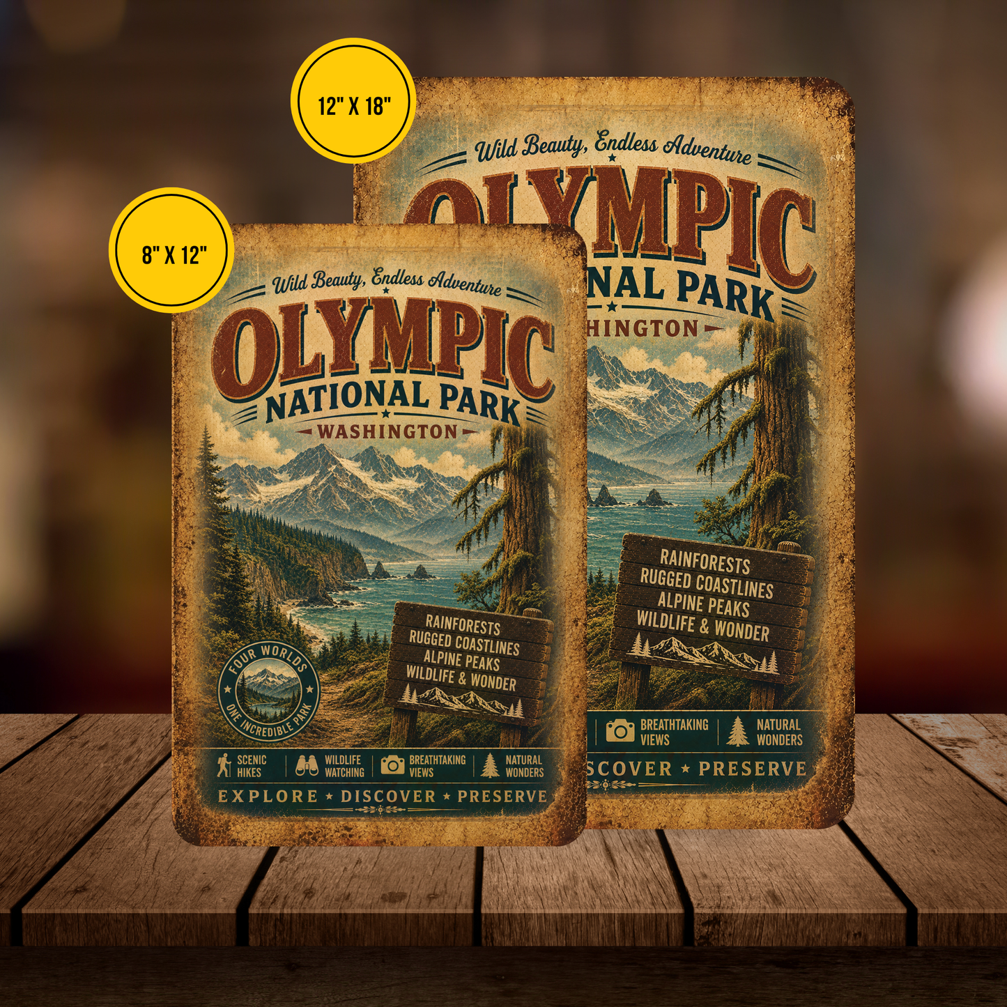 Olympic National Park Sign
