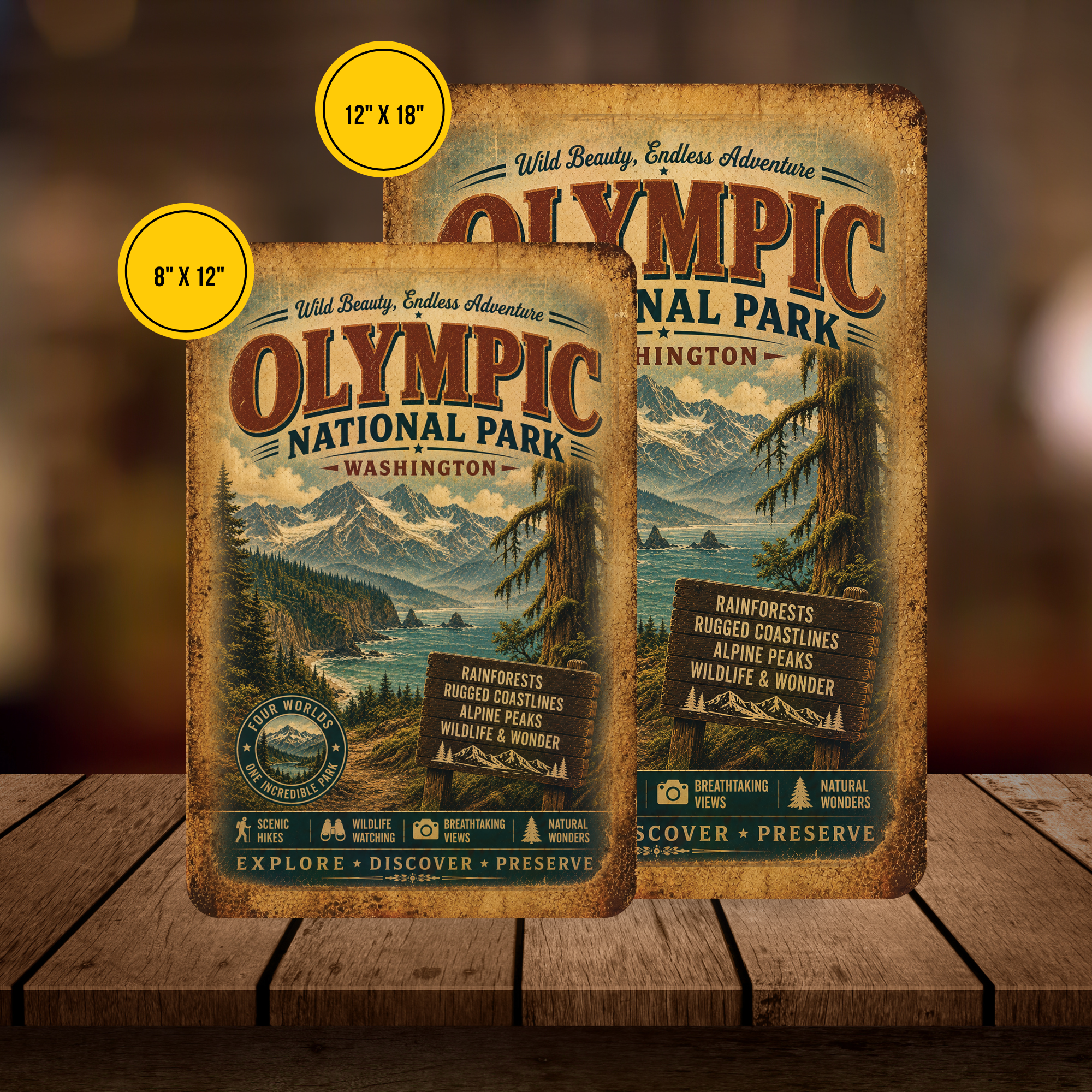 Olympic National Park Sign
