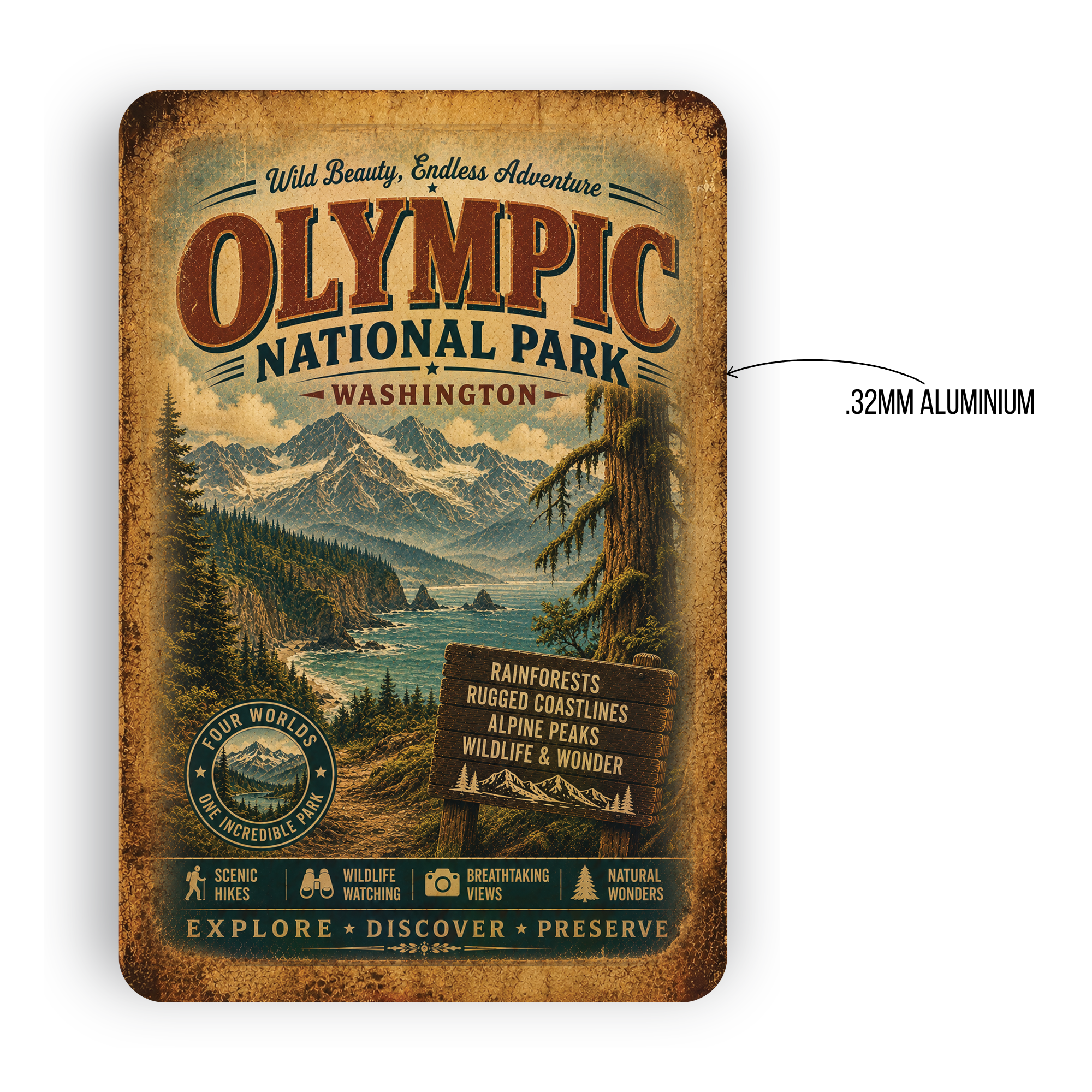 Olympic National Park Sign
