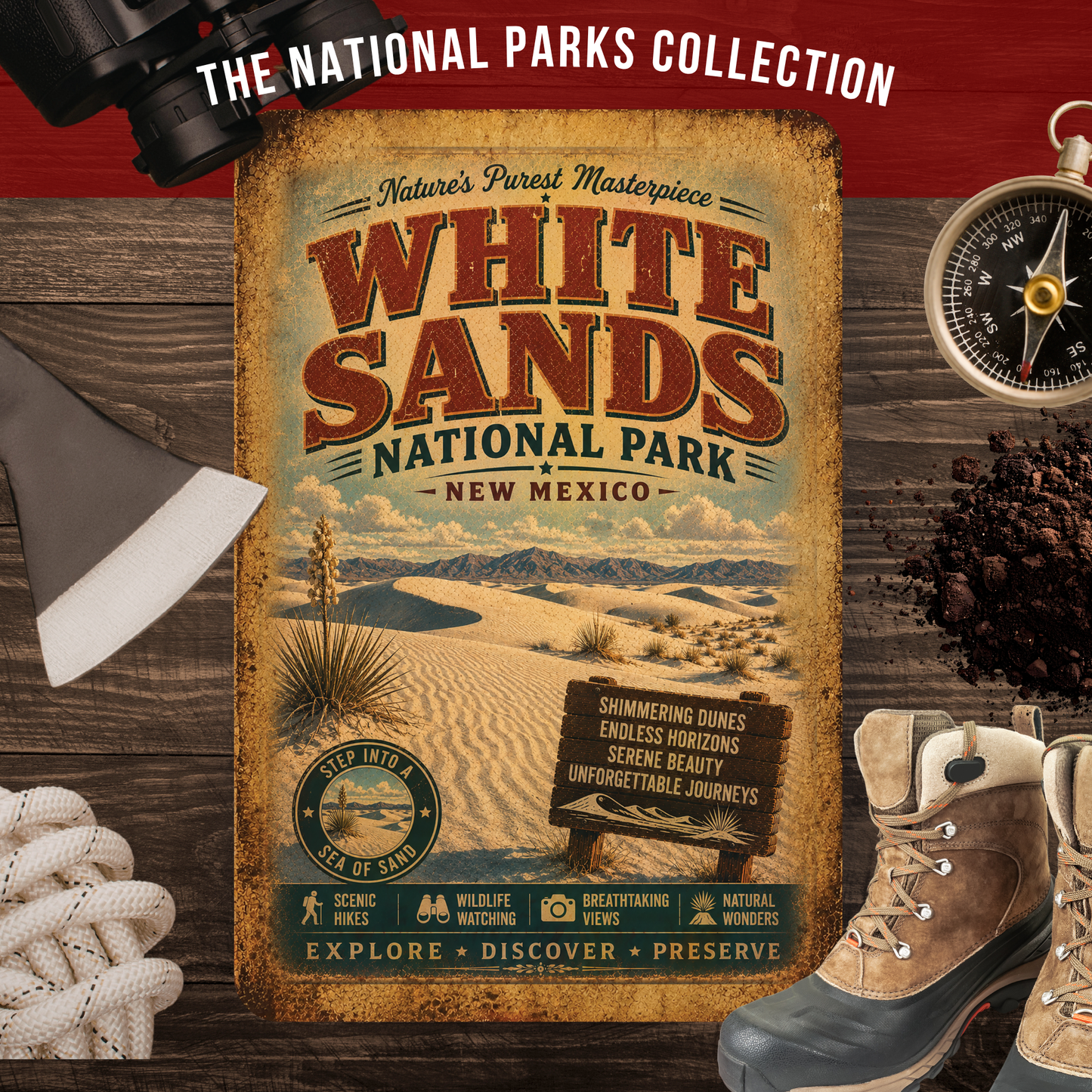 White Sands National Park Sign