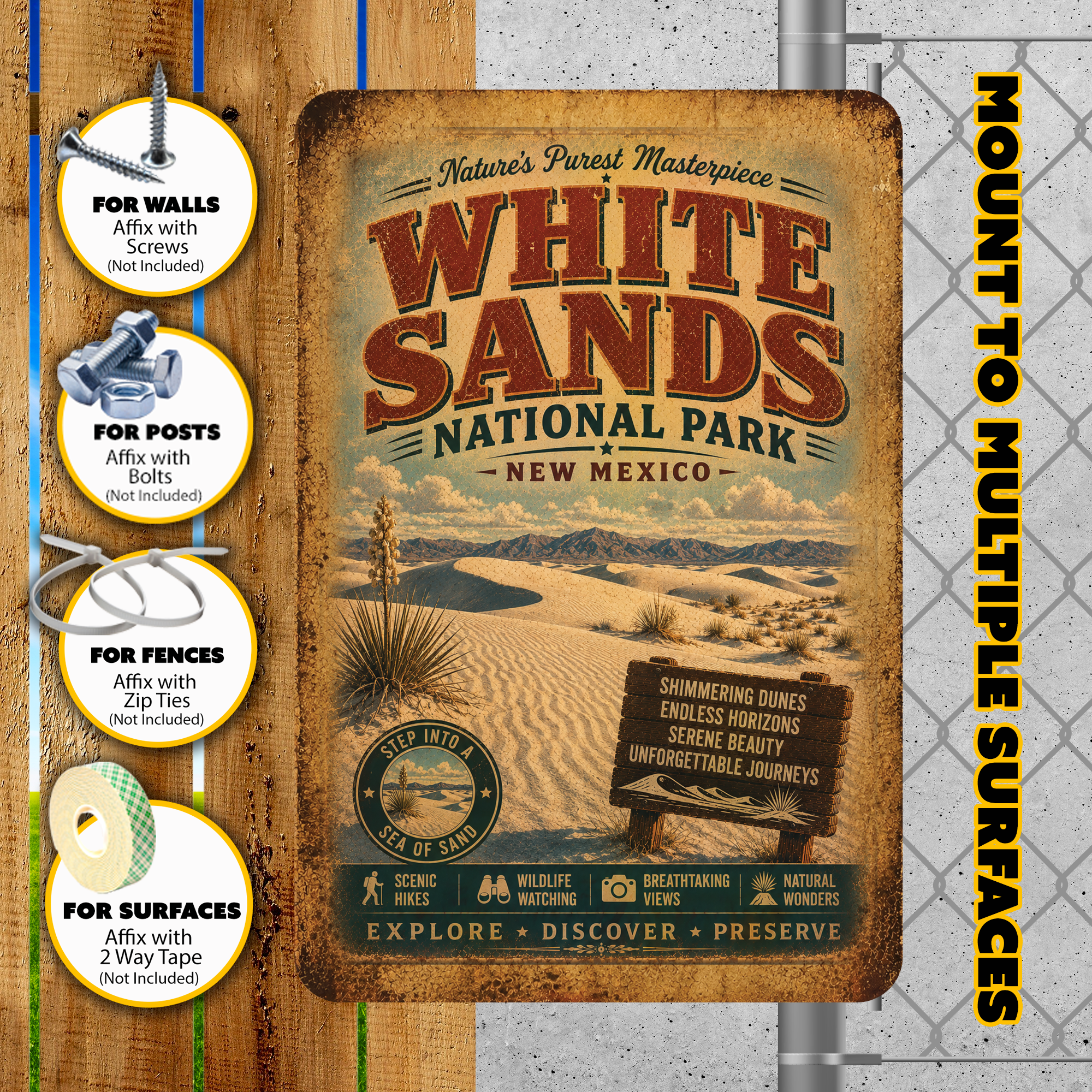 White Sands National Park Sign