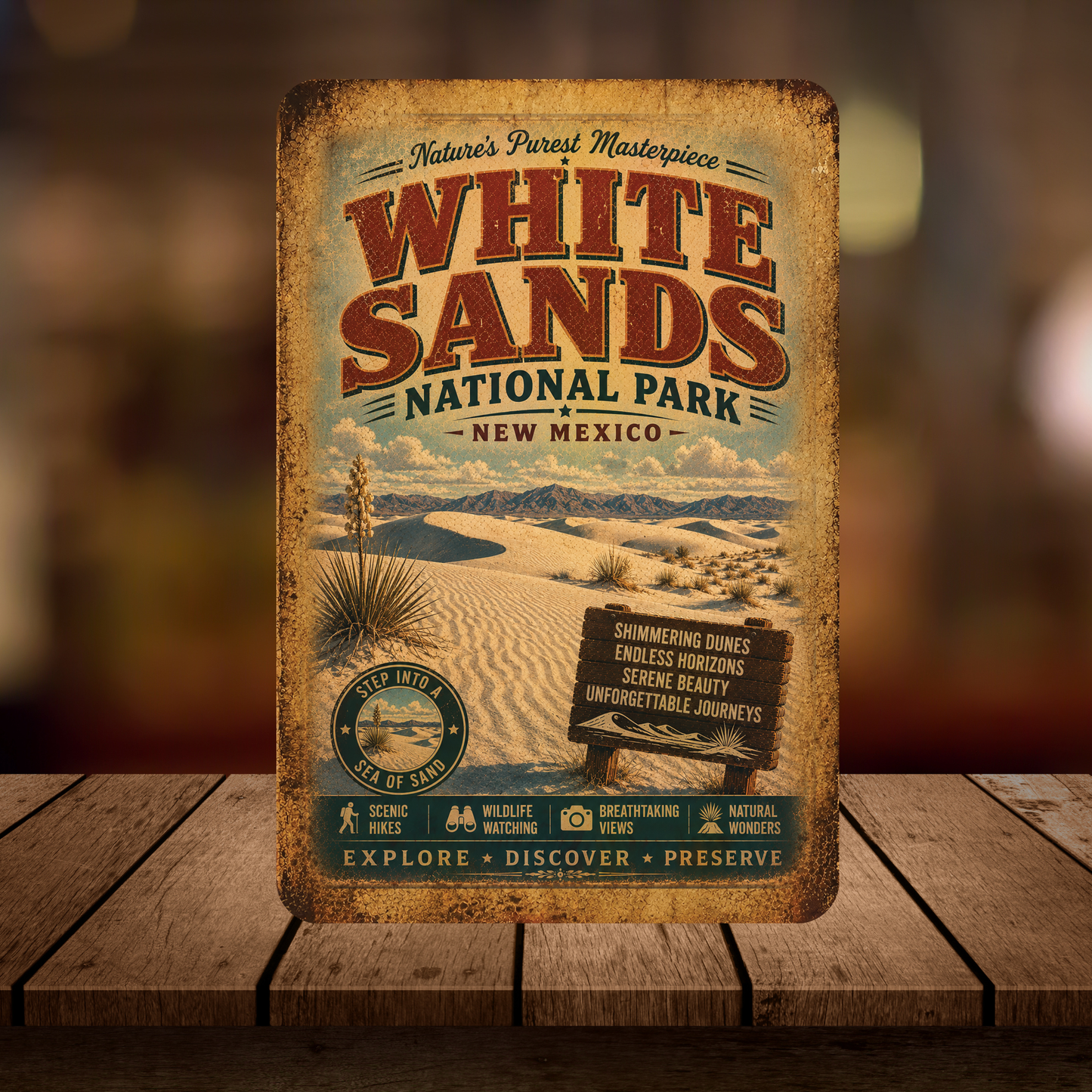 White Sands National Park Sign