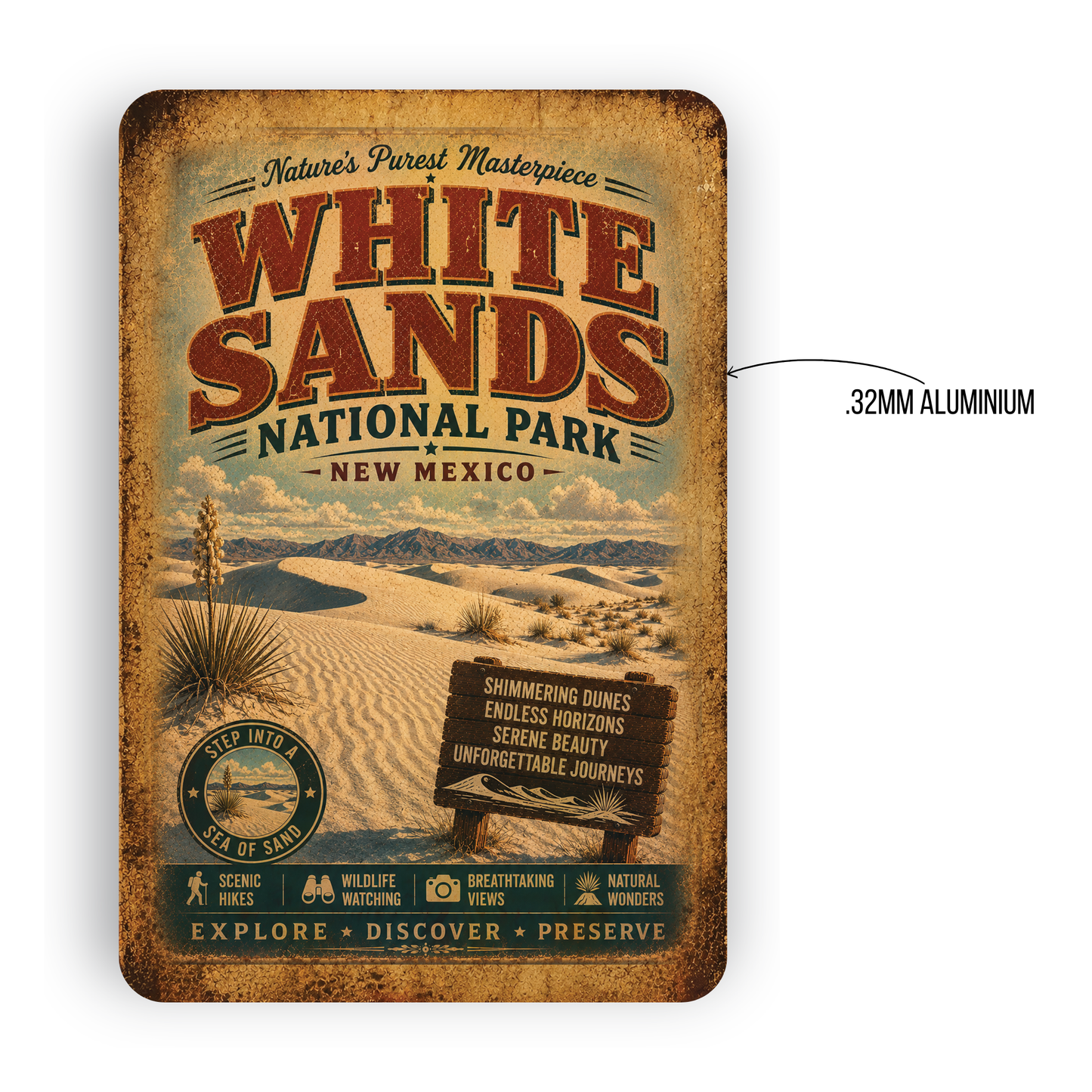 White Sands National Park Sign