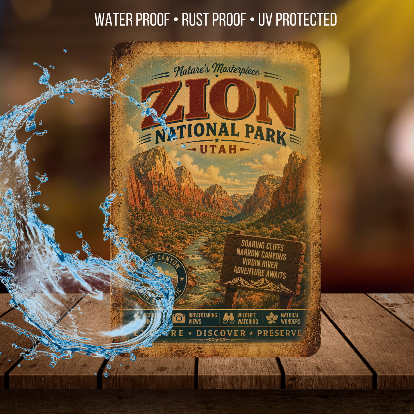Zion National Park Sign