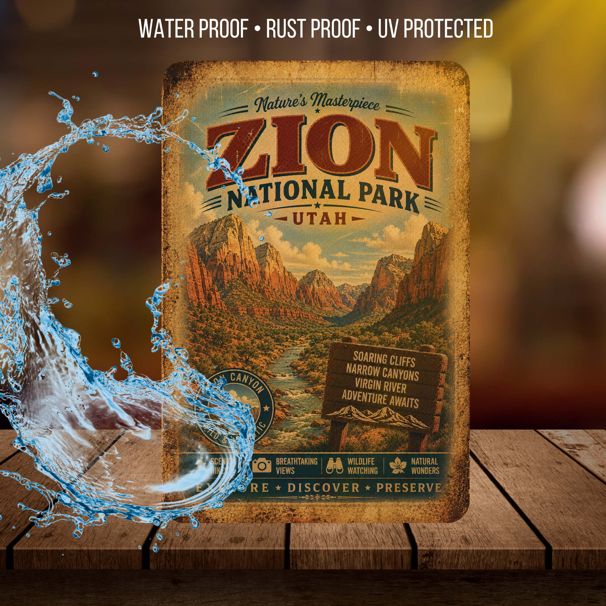 Zion National Park Sign
