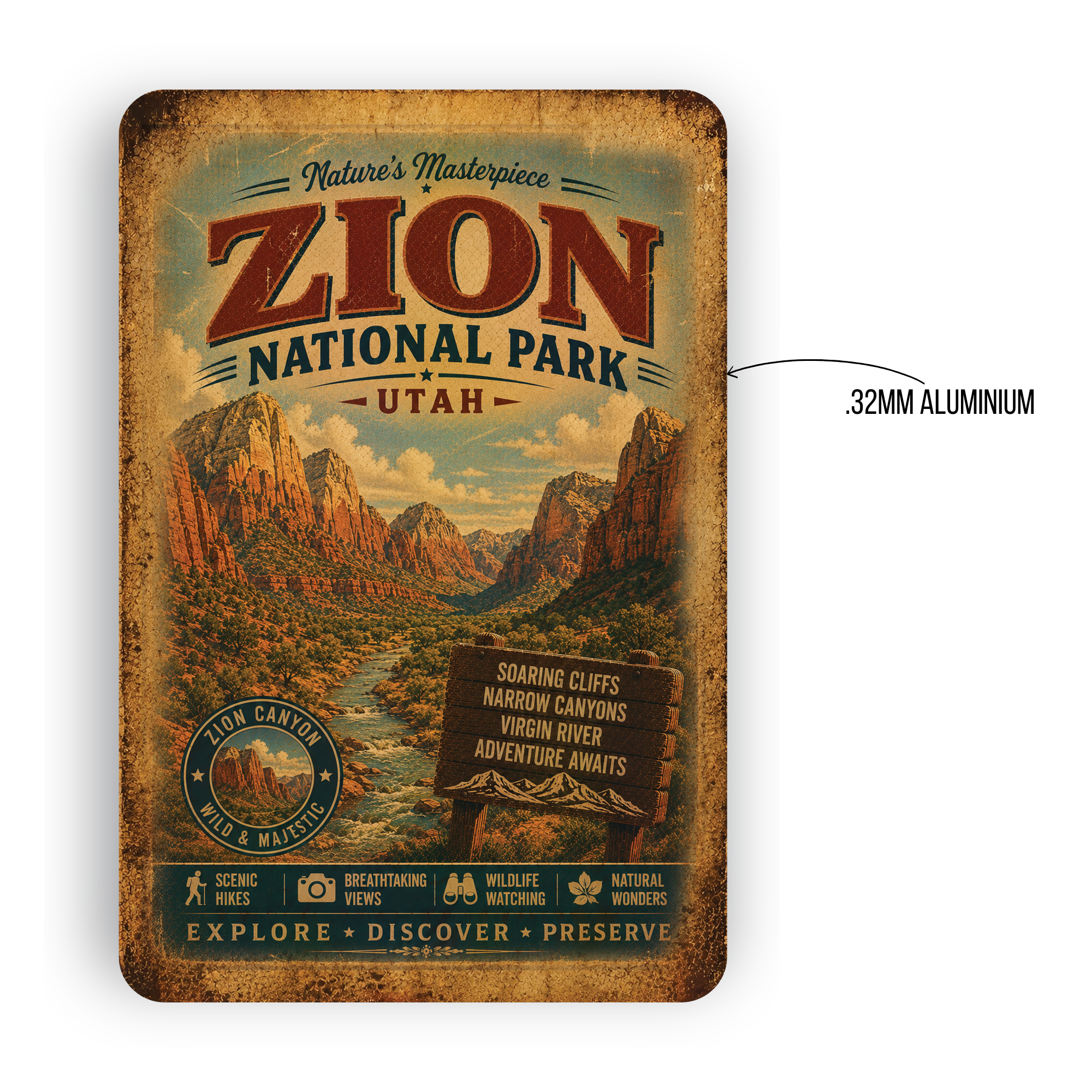 Zion National Park Sign
