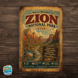 Zion National Park Sign