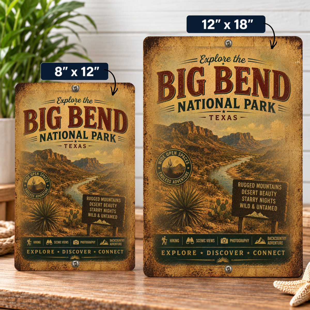 Big Bend National Park Sign