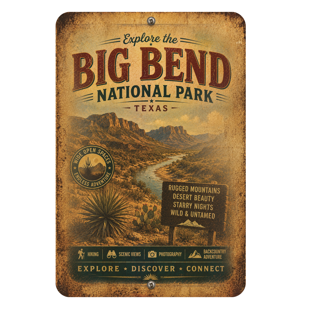 Big Bend National Park Sign