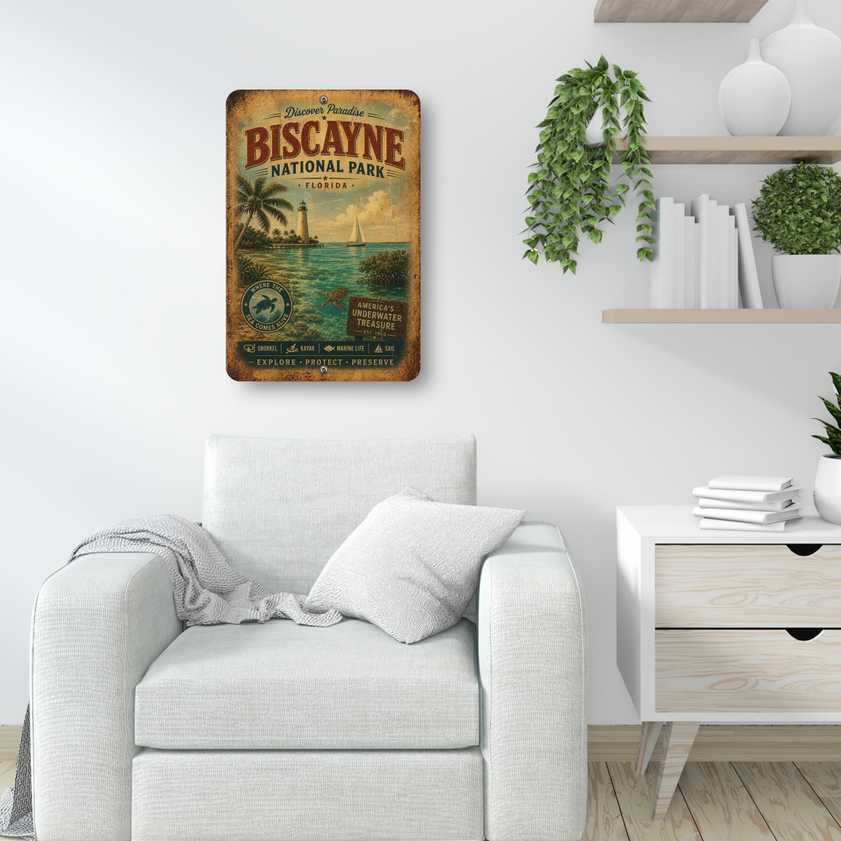 Biscayne National Park Sign