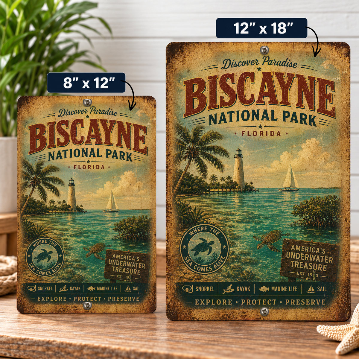 Biscayne National Park Sign