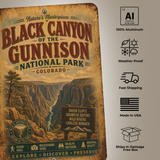 Black Canyon of the Gunnison National Park Sign