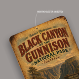 Black Canyon of the Gunnison National Park Sign