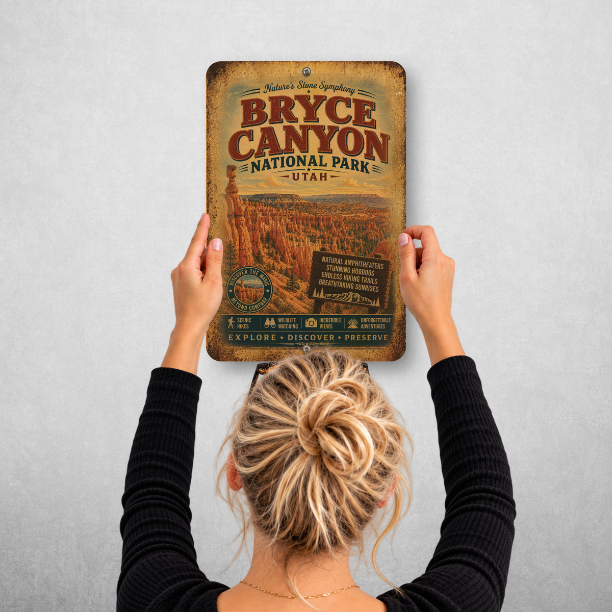 Bryce Canyon National Park Metal Sign
