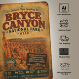 Bryce Canyon National Park Metal Sign