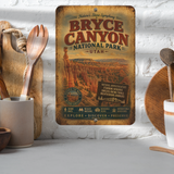 Bryce Canyon National Park Metal Sign
