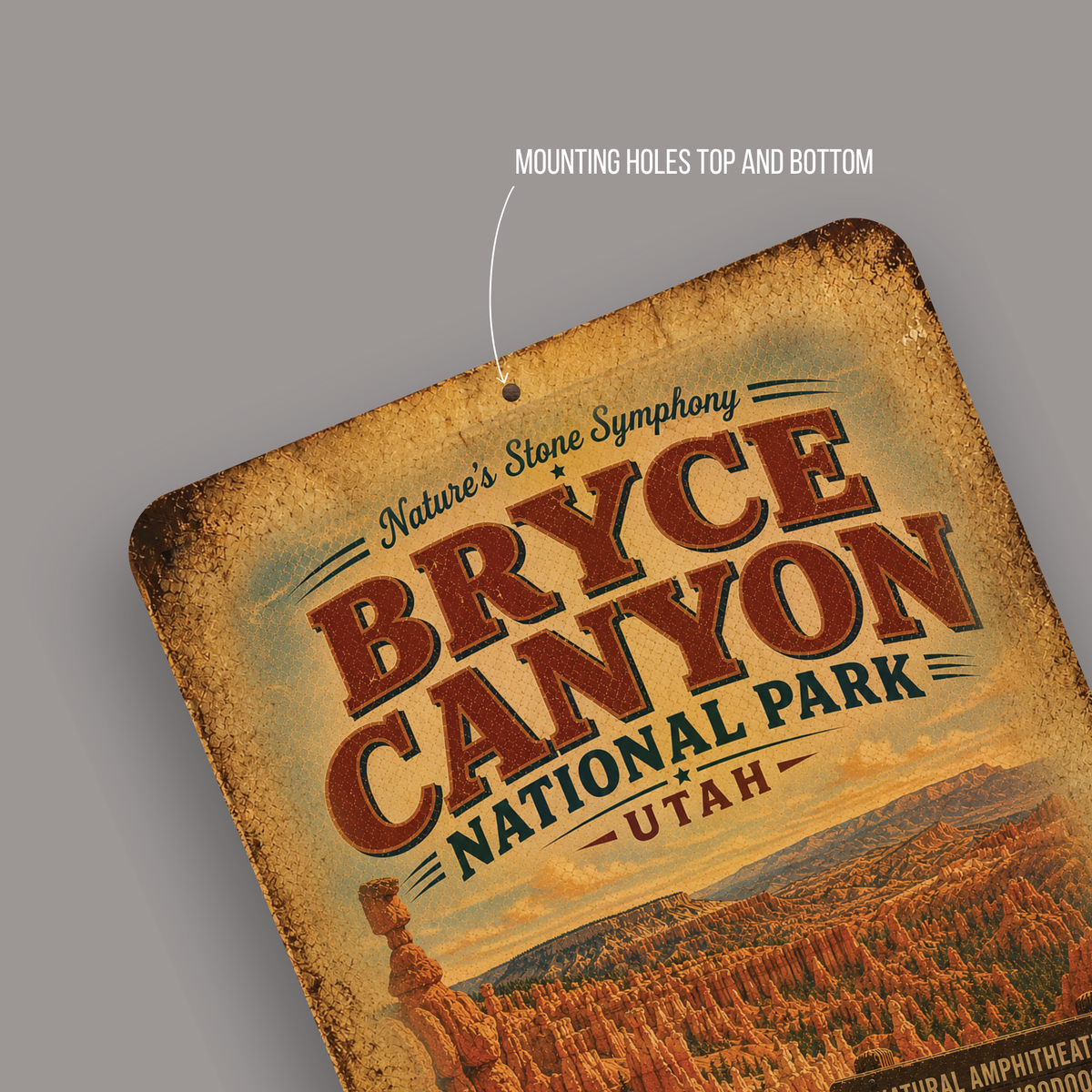 Bryce Canyon National Park Metal Sign