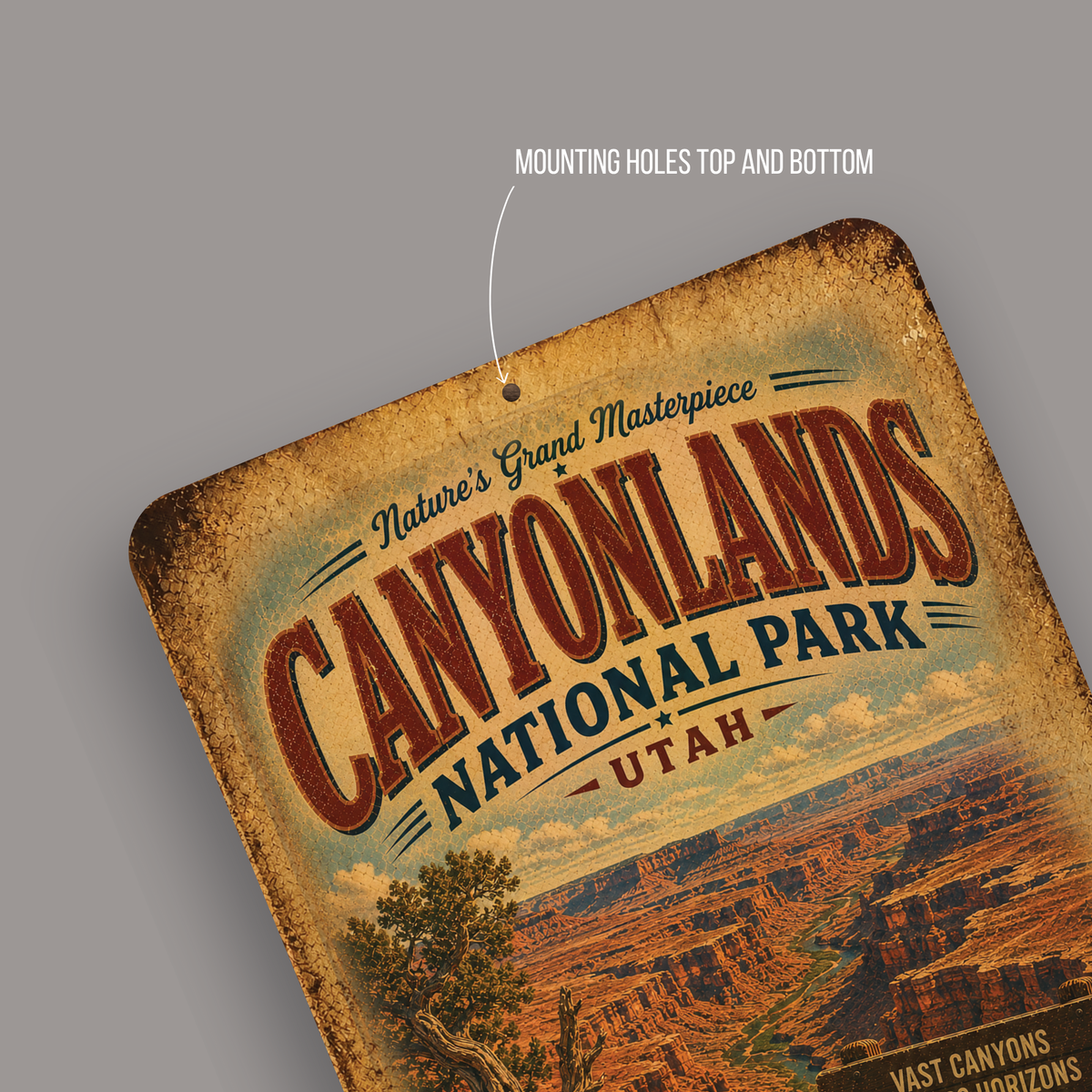 Canyonlands National Park Metal Sign