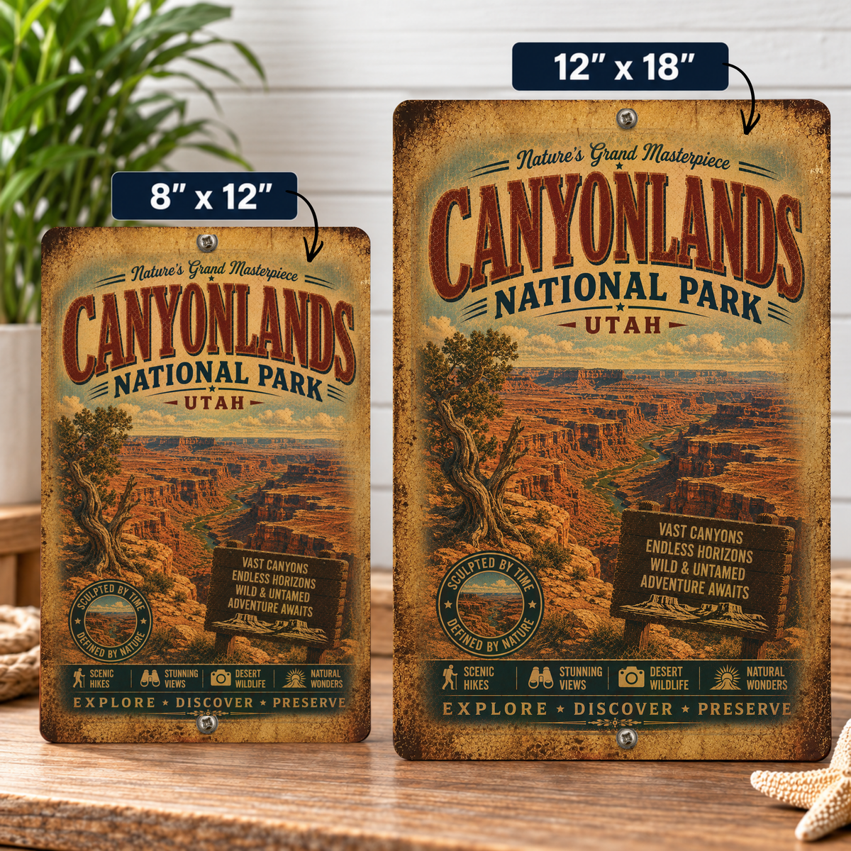 Canyonlands National Park Metal Sign