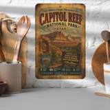 Capitol Reef National Park Metal Sign