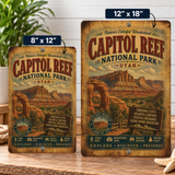 Capitol Reef National Park Metal Sign
