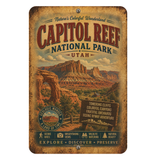 Capitol Reef National Park Metal Sign