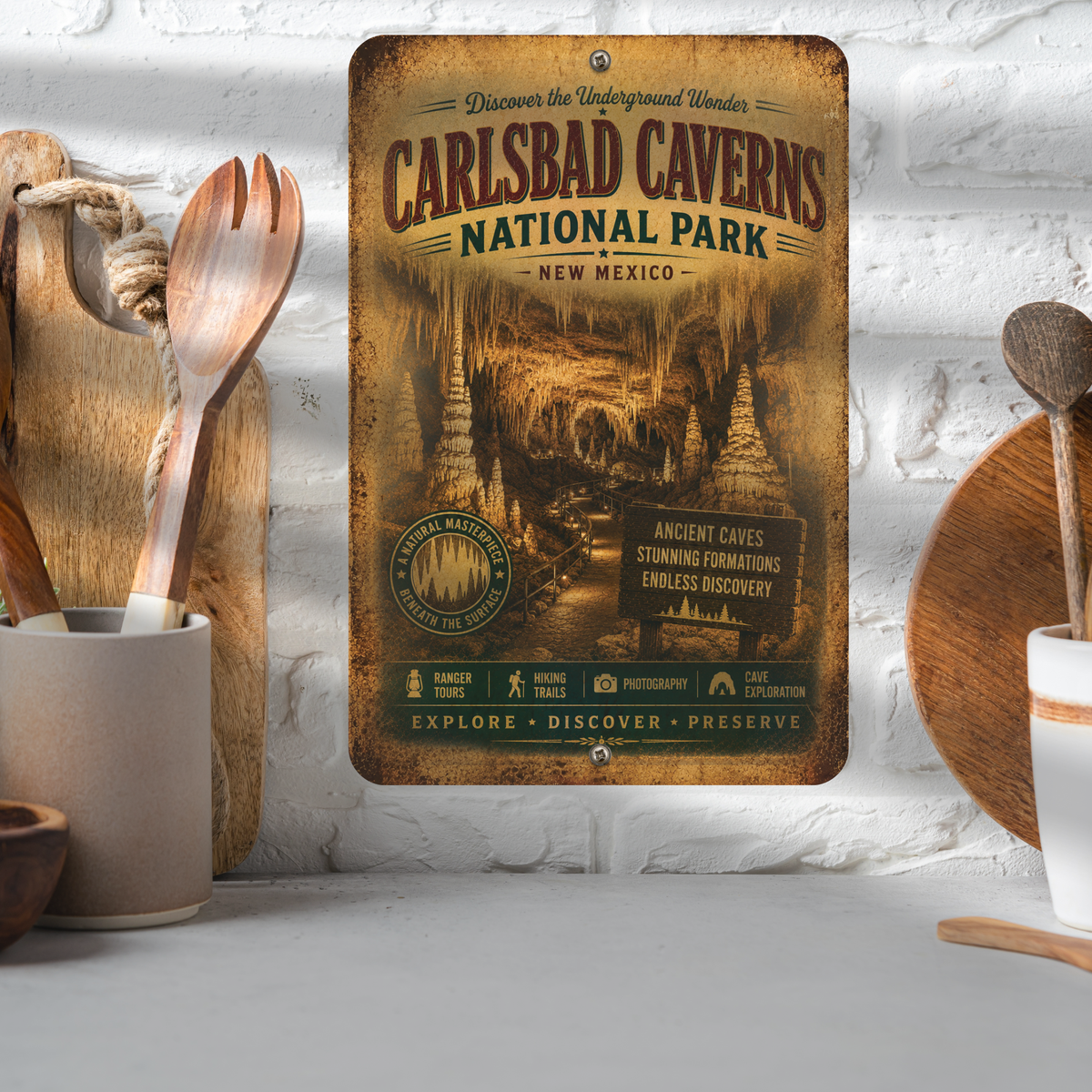 Carlsbad Caverns National Park Sign