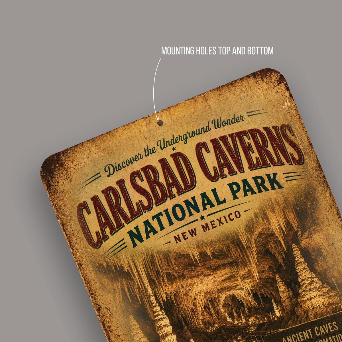 Carlsbad Caverns National Park Sign