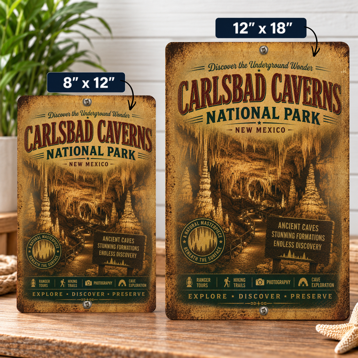 Carlsbad Caverns National Park Sign