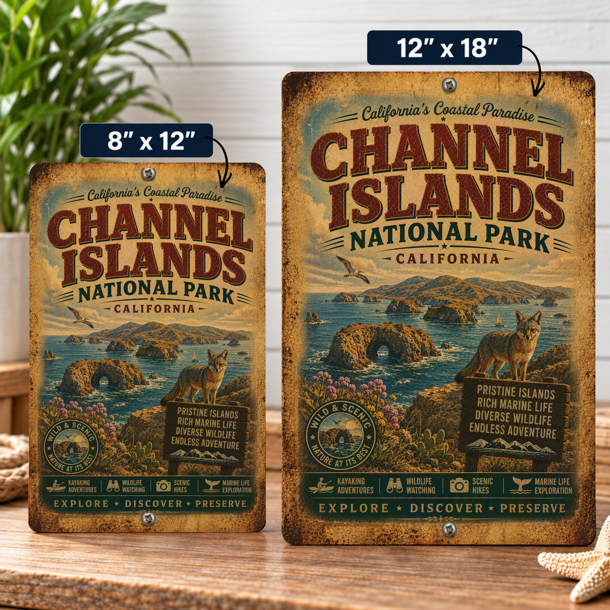 Channel Islands National Park Sign