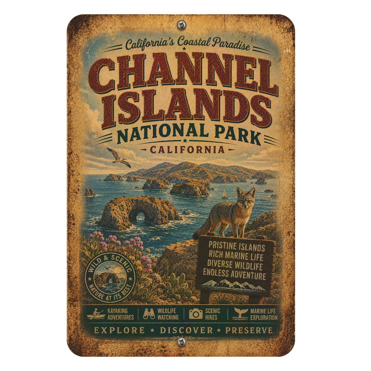 Channel Islands National Park Sign