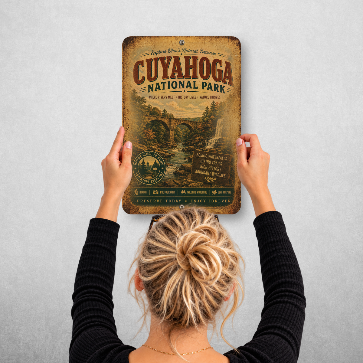 Cuyahoga National Park Sign