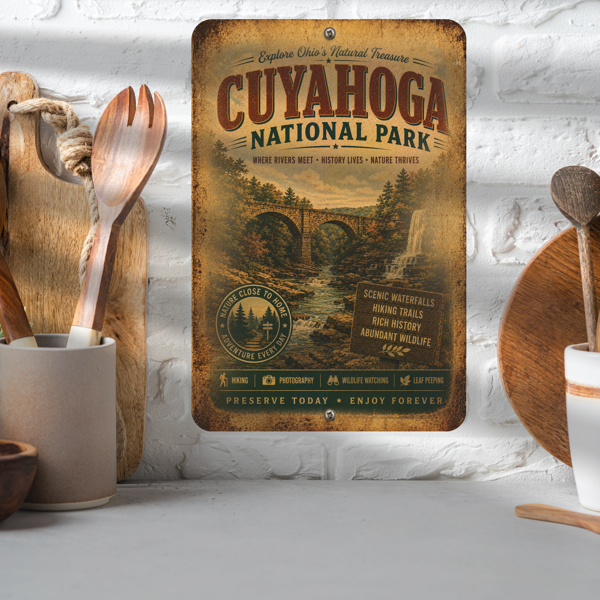 Cuyahoga National Park Sign
